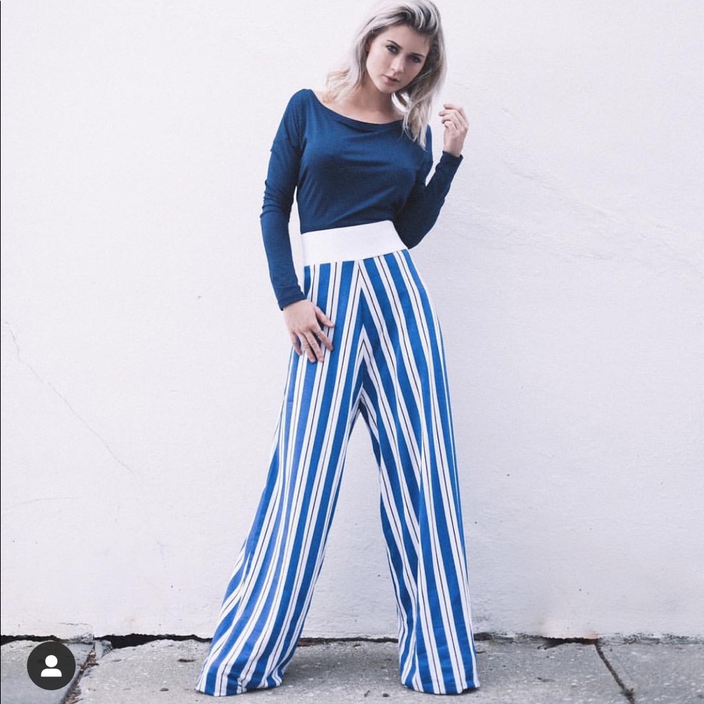 Saved Kisses high waisted cotton pants